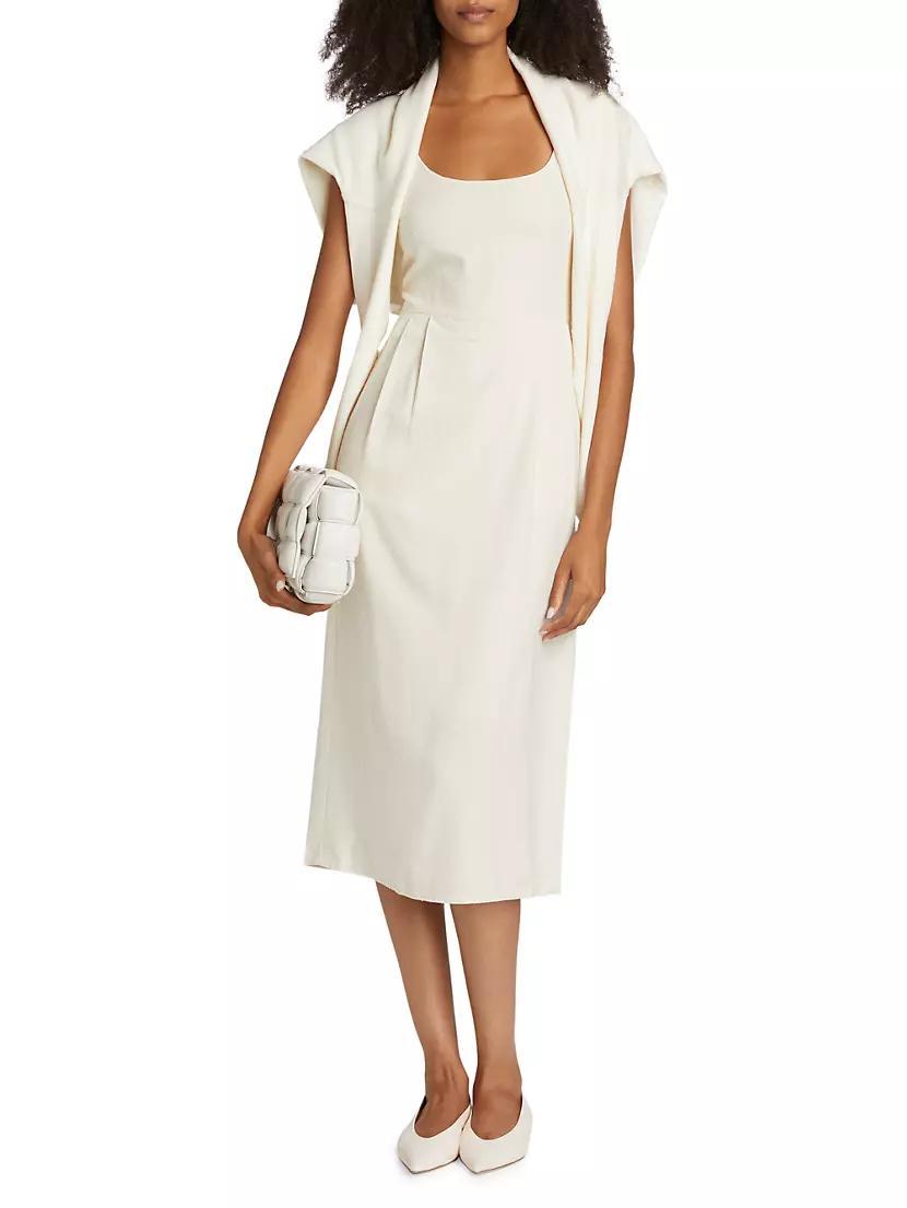 Rove Silk Midi-Dress Product Image