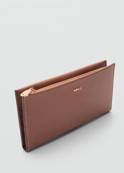 MANGO - Embossed wallet with logo - One size - Women Product Image