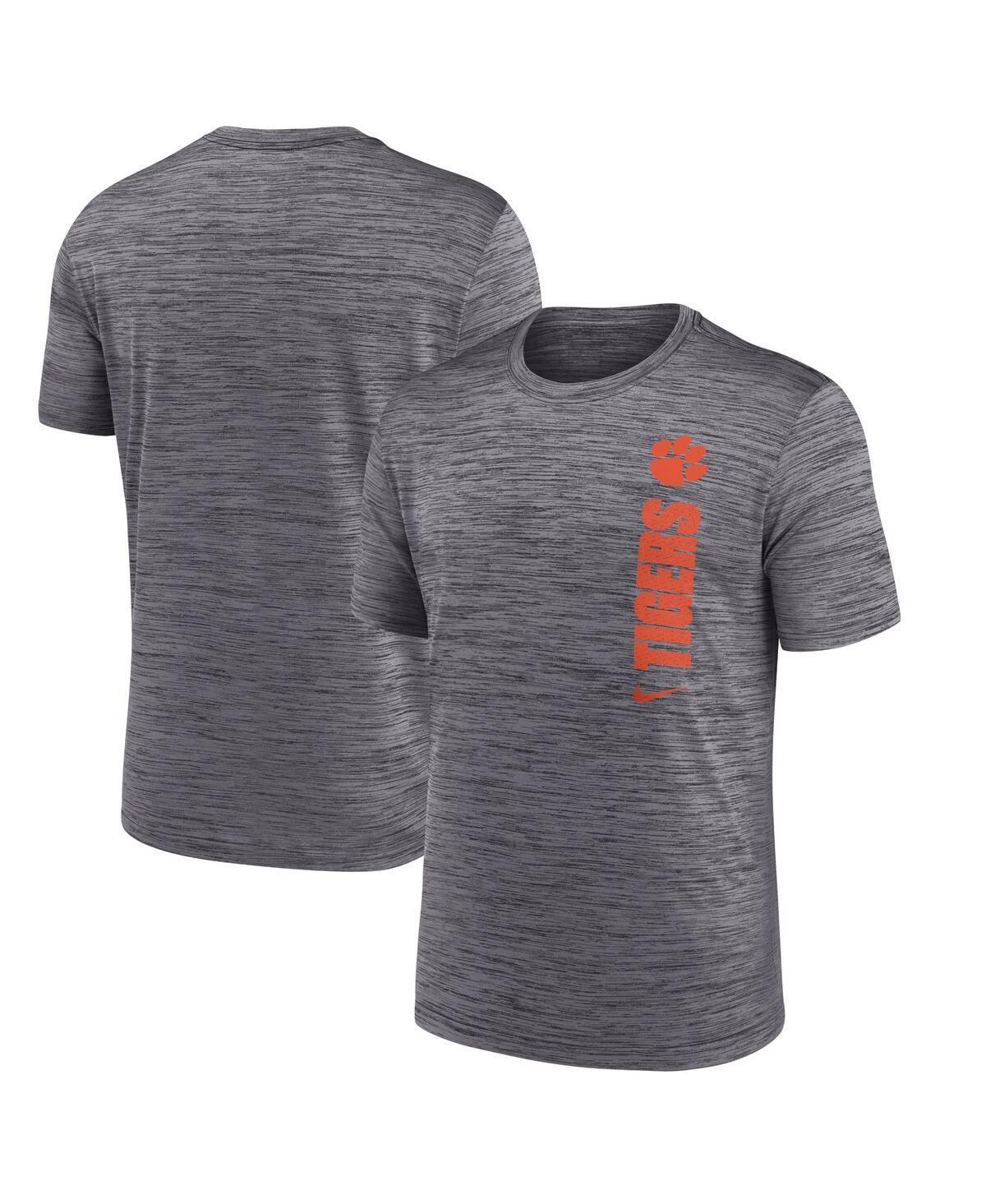 Mens Nike Gray Clemson Tigers 2024 Sideline Velocity Performance T-Shirt Product Image