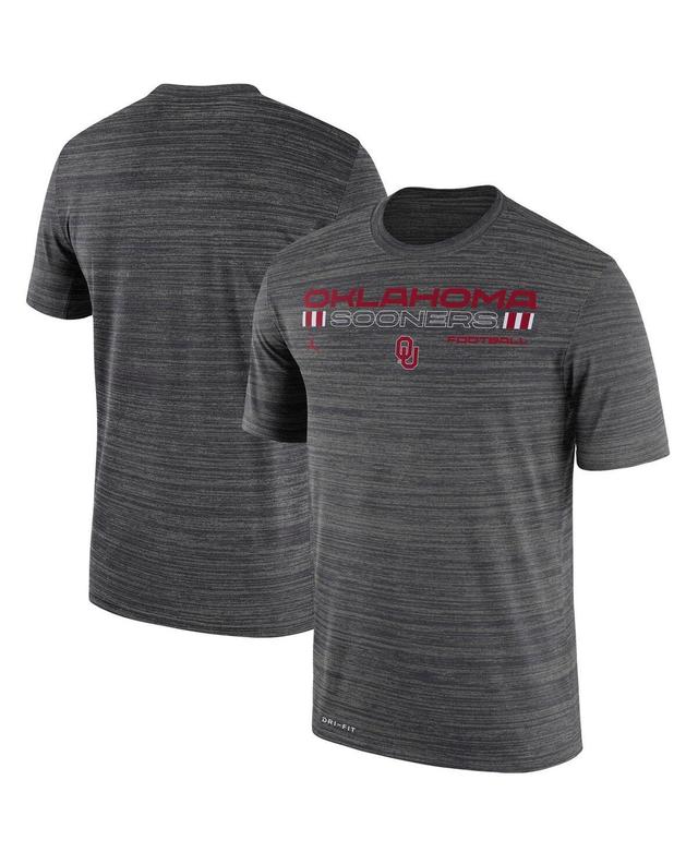 Mens Nike Charcoal Oklahoma Sooners Velocity Legend Performance T-Shirt Product Image