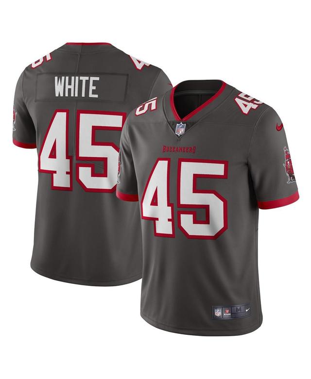 Mens Nike Devin White Pewter Tampa Bay Buccaneers Vapor Limited Jersey Product Image