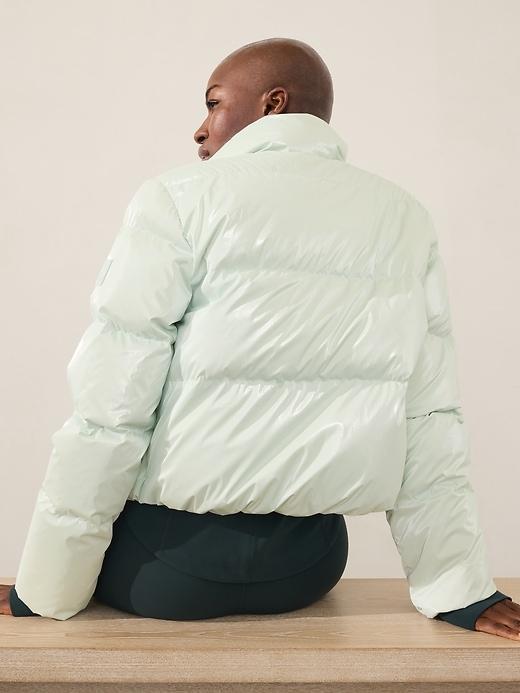 Summit Cropped Shine Puffer Product Image