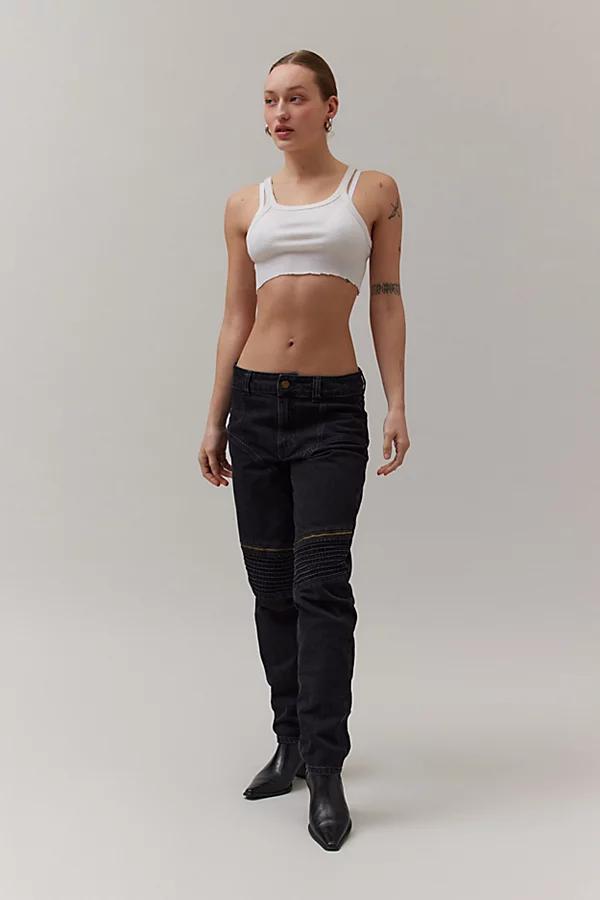 BDG Slim Straight Moto Jean Womens at Urban Outfitters Product Image