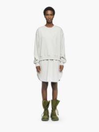 LAYERED SWEATSHIRT DRESS in grey | JW Anderson US  Product Image