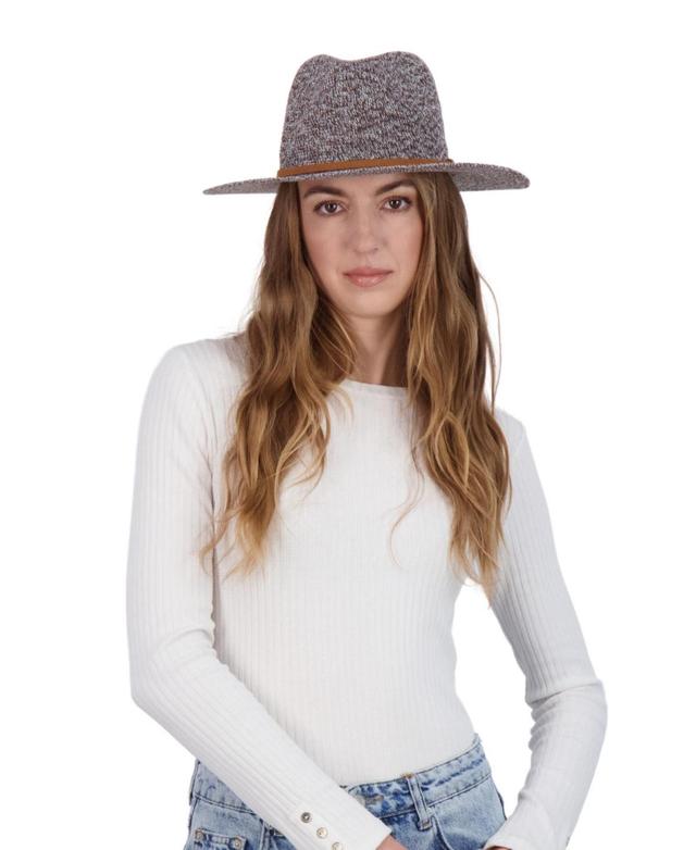 Tahari New York Tahari Womens Lightweight Packable Panama Hat with Faux Suede Band Product Image