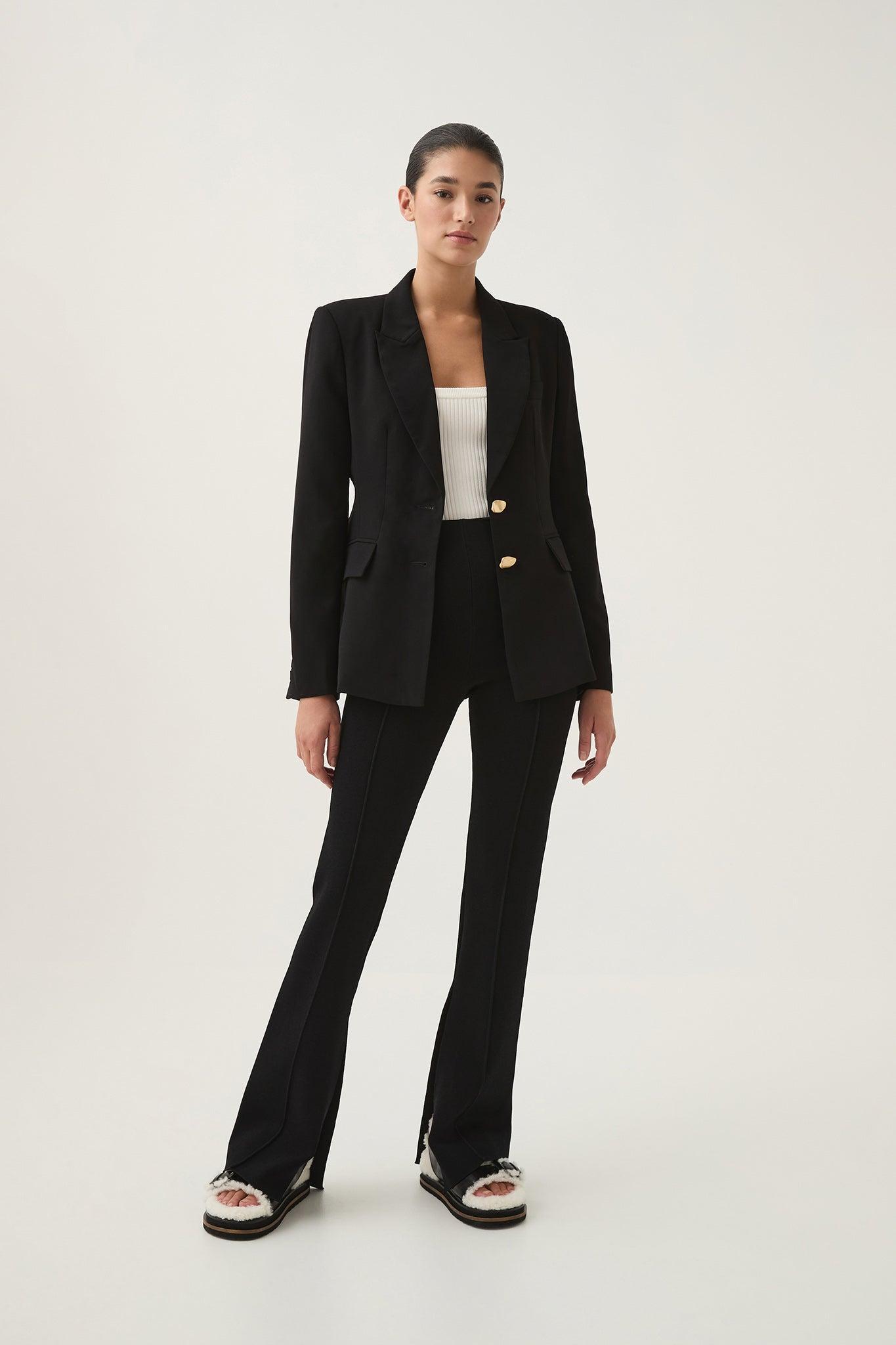 Isobel Split Hem Knit Pant Product Image