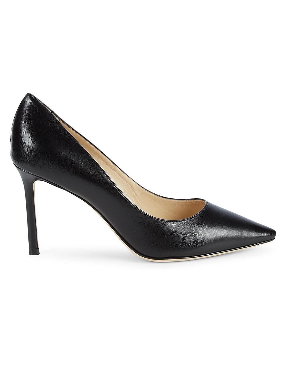 Womens Romy 85MM Leather Pumps Product Image