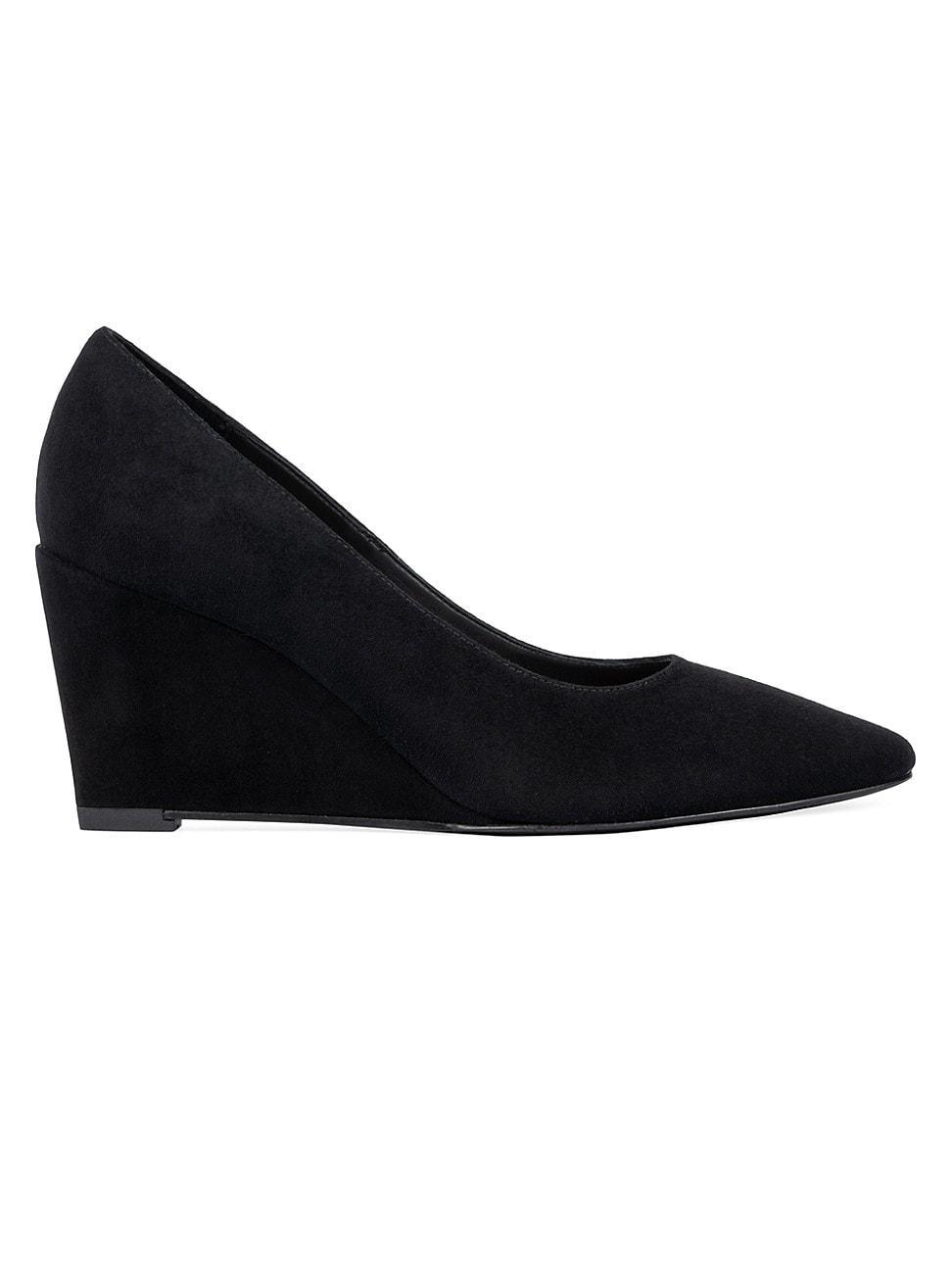 Posie Suede Wedge Pumps Product Image