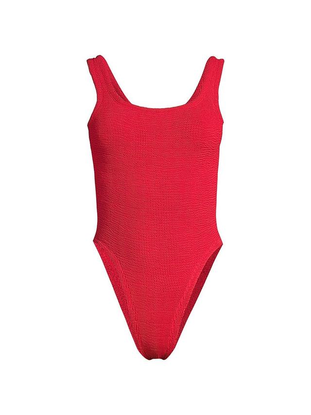 Womens Crinkle One-Piece Swimsuit Product Image