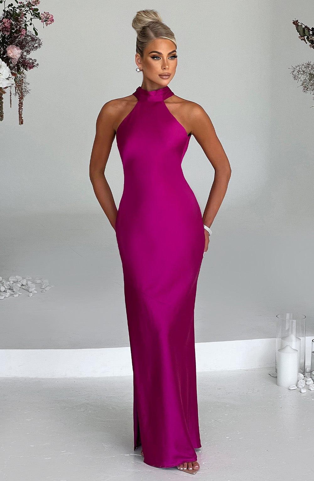 Etta Maxi Dress - Hot Pink Product Image