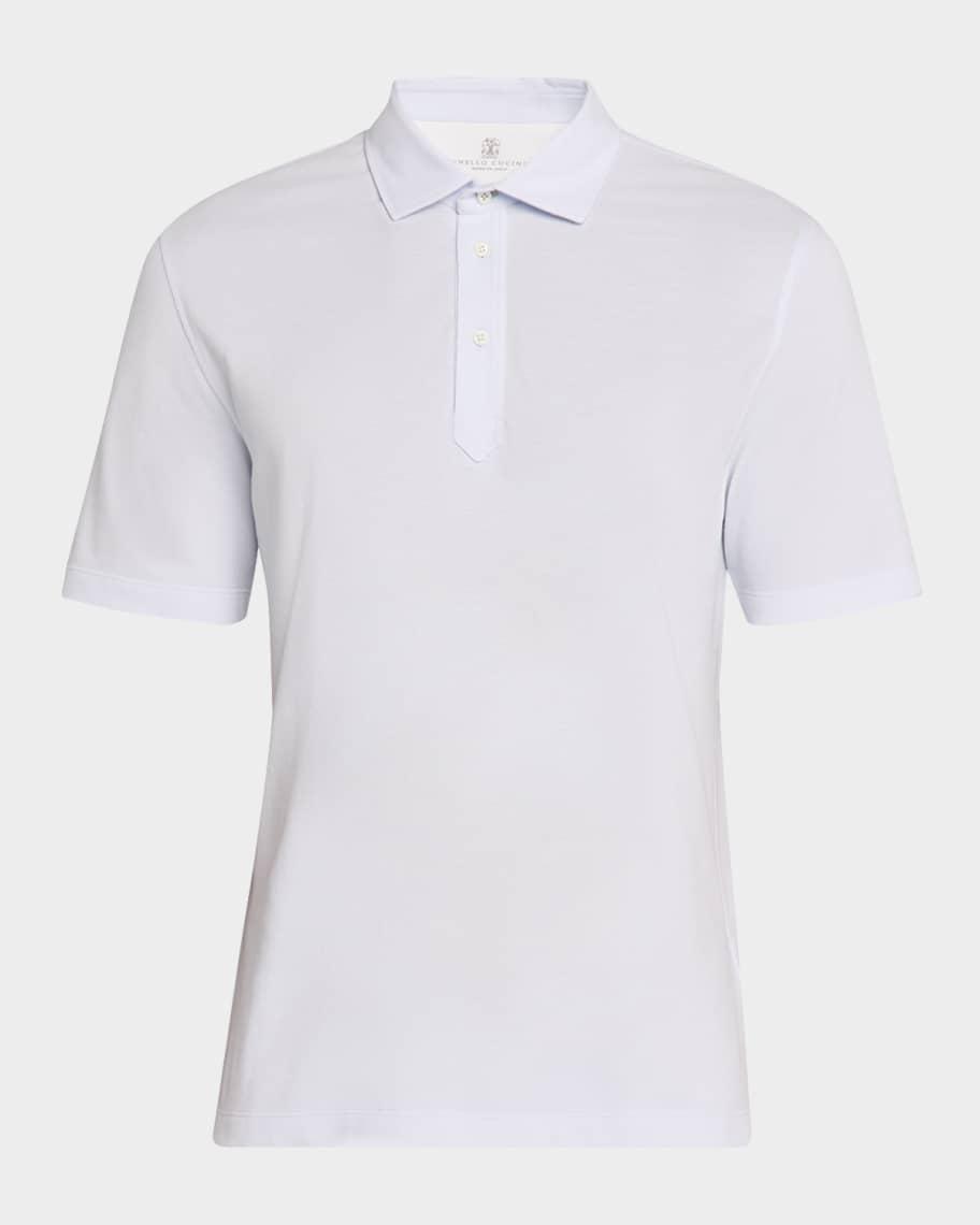 Mens Slim Cotton Polo Shirt Product Image