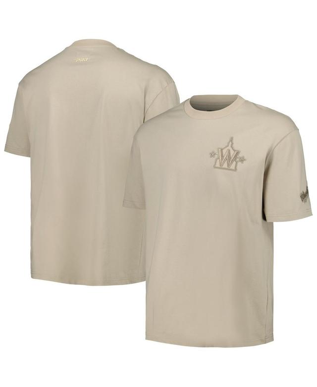 Pro Standard Mens Tan Washington Nationals Neutral Drop Shoulder T-Shirt Product Image