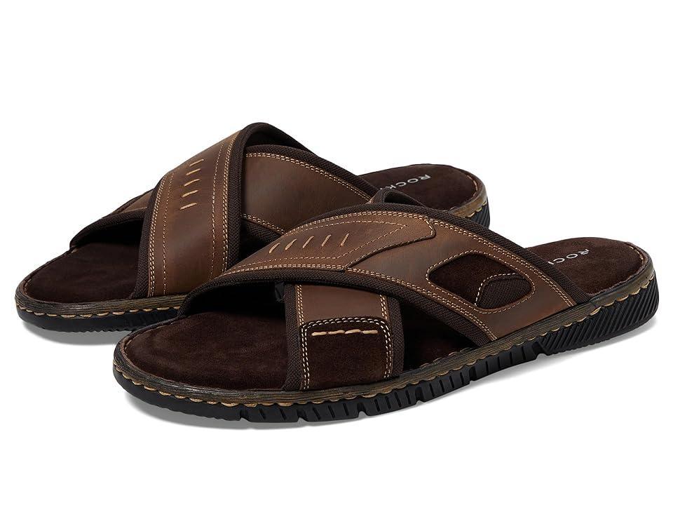 Rockport Jasper X Band (Chestnut Leather) Men's Sandals Product Image