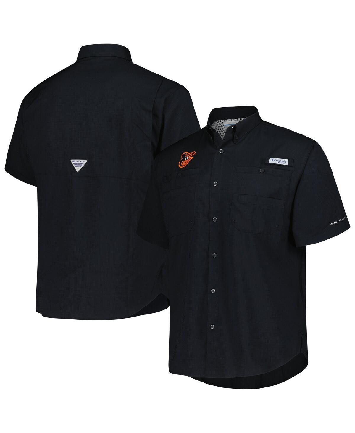 Mens Columbia Baltimore Orioles Tamiami Omni-Shade Button-Down Shirt Product Image