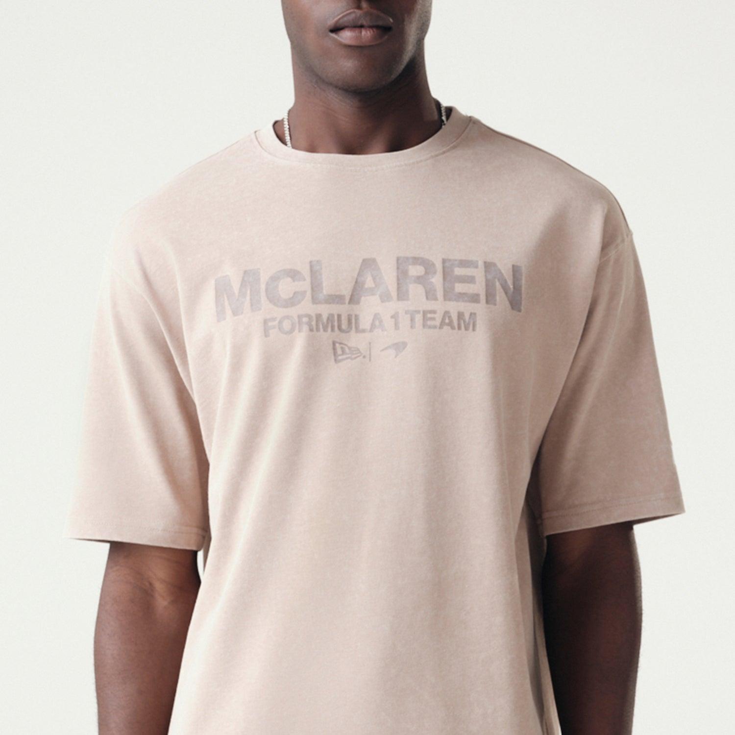 McLaren Formula 1 Team Washed Taupe T-Shirt Male Product Image