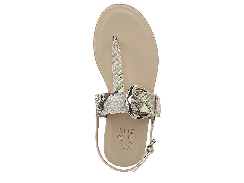 Naturalizer Taylor Slingbacks (Lime Faux Snake Leather) Women's Sandals Product Image