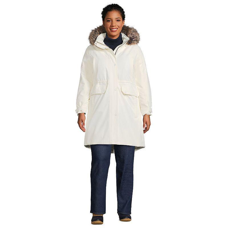 Lands End Womens Plus Size Expedition Down Waterproof Winter Parka Product Image