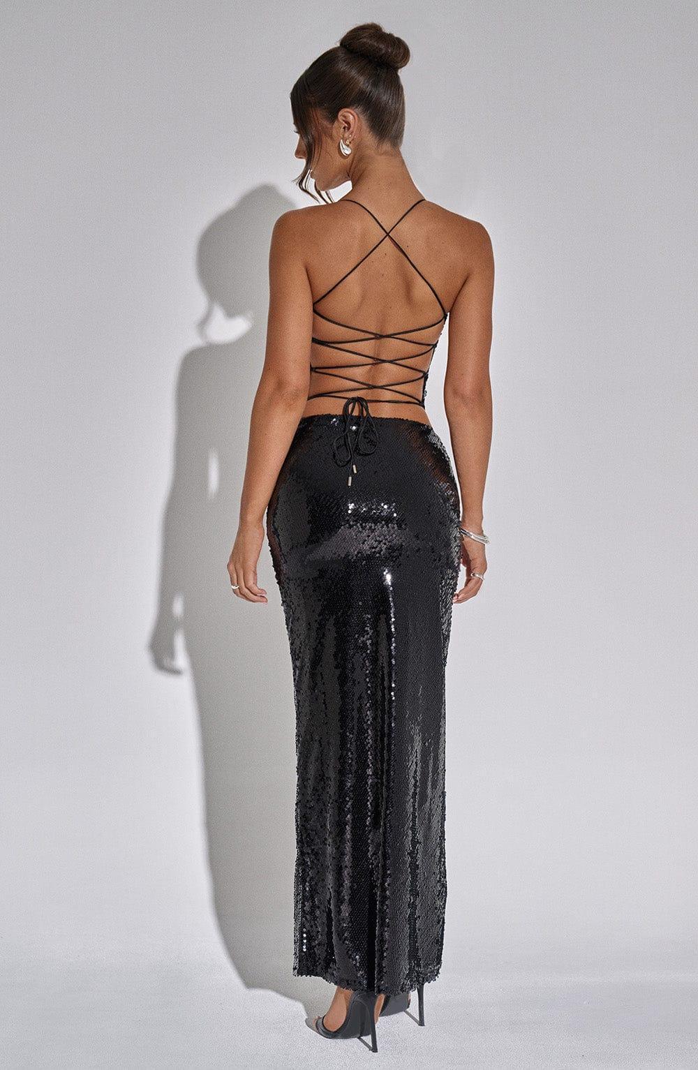 Larisa Maxi Skirt - Black Product Image