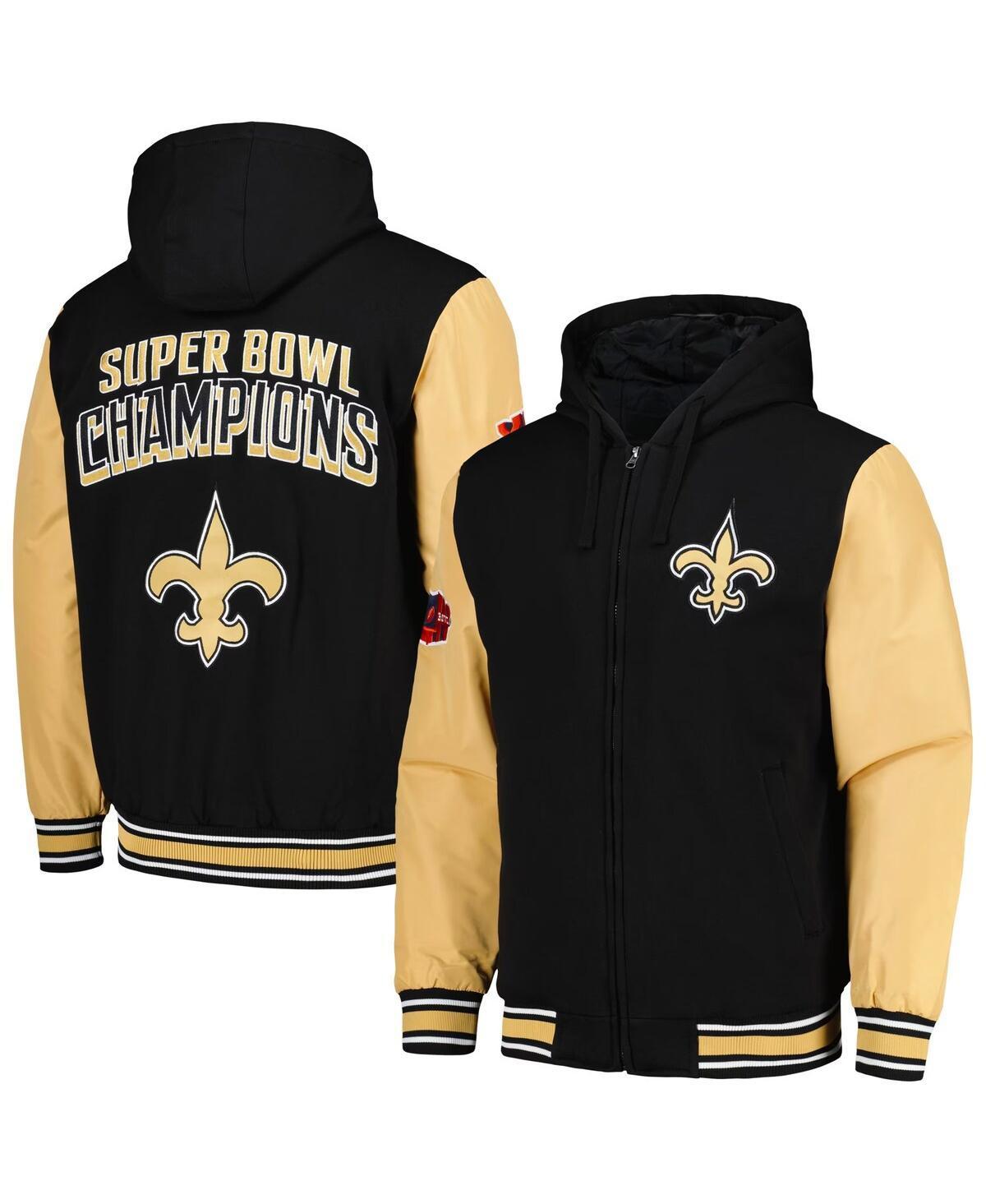 Mens G-iii Sports by Carl Banks Black New Orleans Saints Player Option Full-Zip Hoodie Jacket - Black Product Image