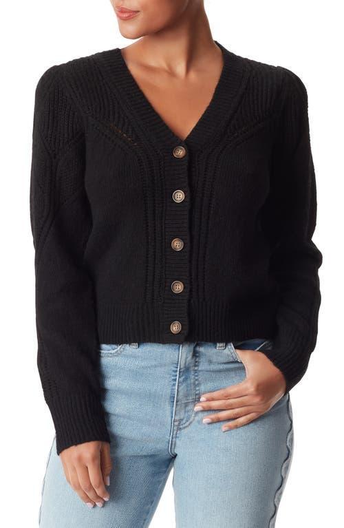 Sam Edelman Julietta Puff Sleeve Mixed Stitch Cardigan Product Image