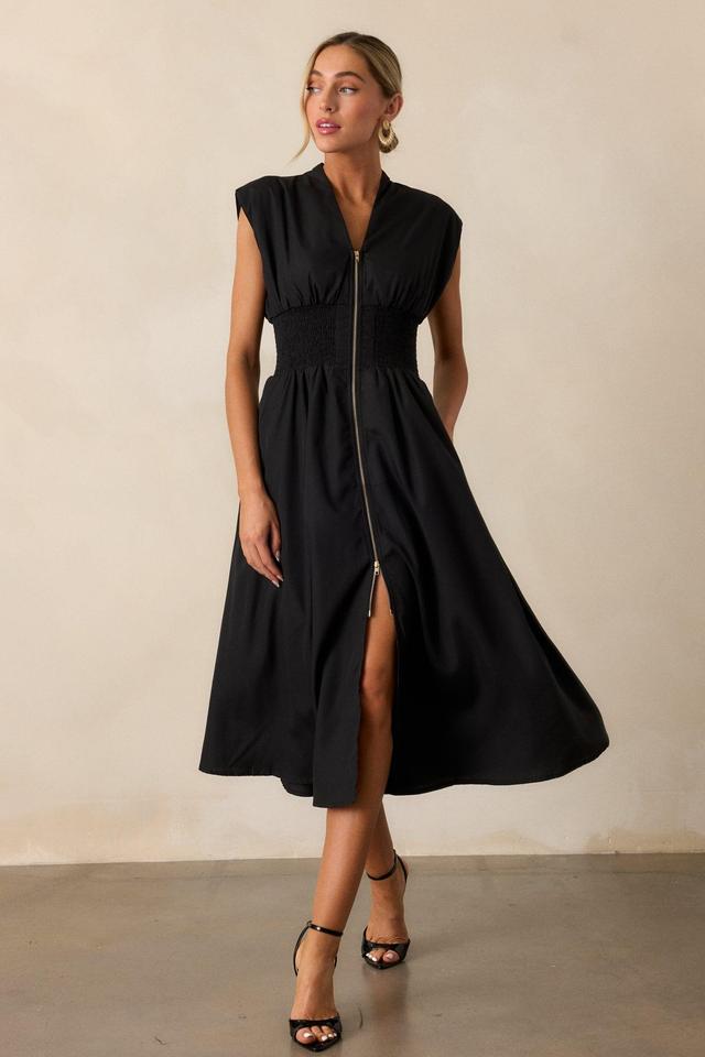 Circle Of Friends Black Midi Dress Product Image