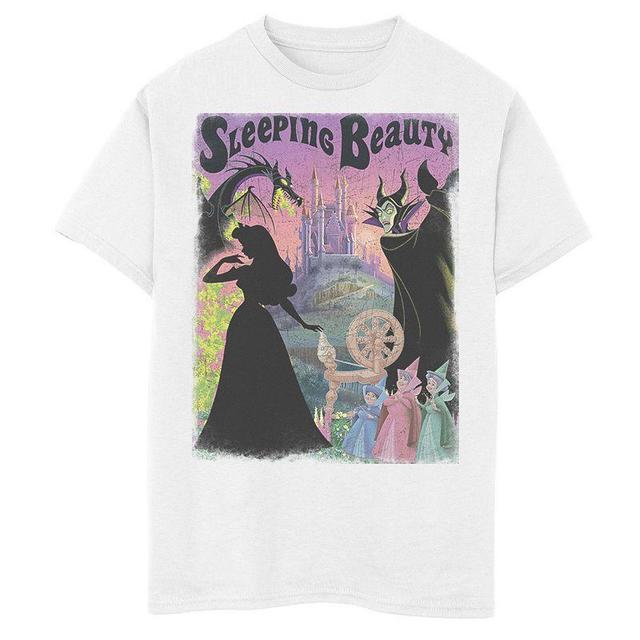 Mens Disney Sleeping Beauty Aurora Maleficent Poster Tee, Boys Product Image