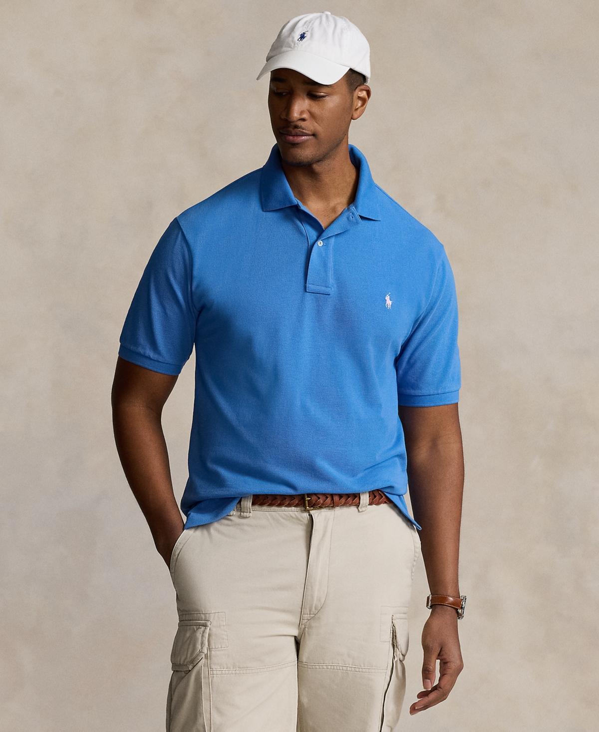 Polo Ralph Lauren Mens Big & Tall The Iconic Mesh Polo Shirt Product Image