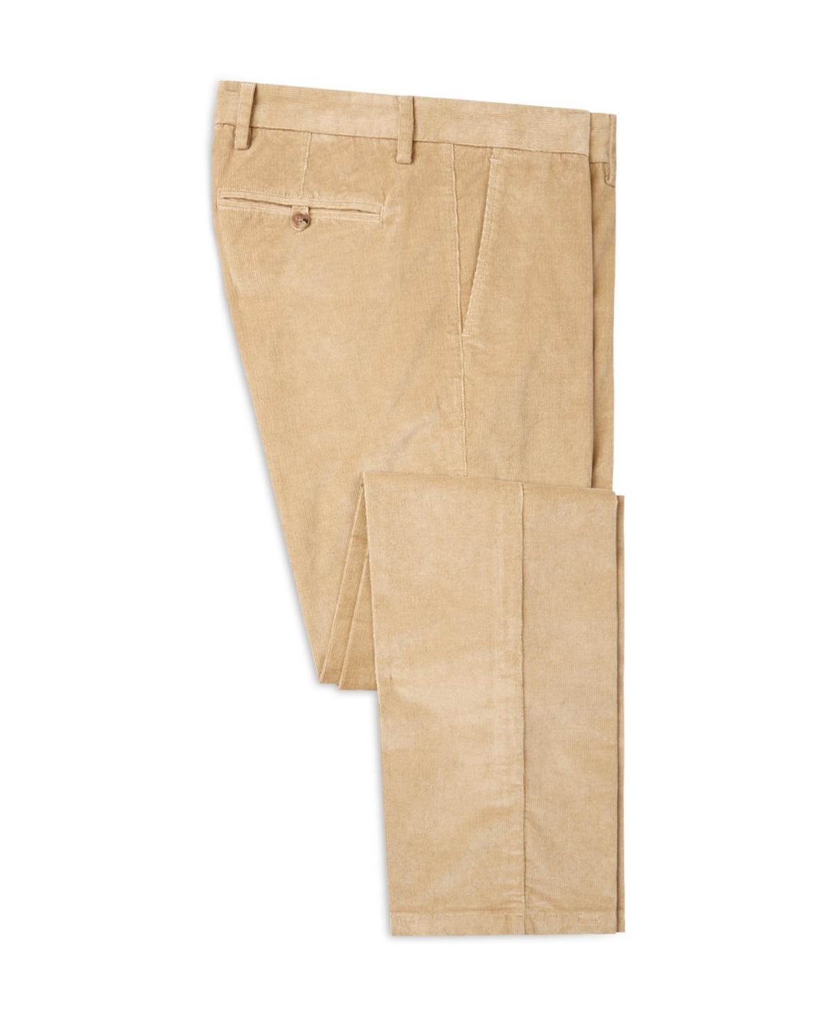 Scott Barber Flat Front Stretch Corduroy Pants Product Image