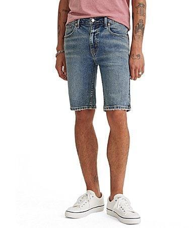 Levis 412 Slim Fit 9 Inseam Denim Shorts Product Image