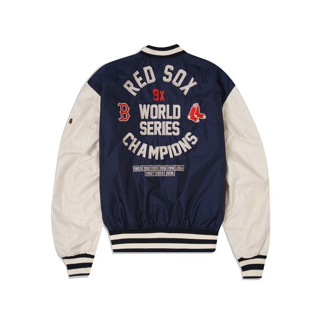 Alpha Industries X Boston Red Sox L-2B Bomber Jacket Male Product Image