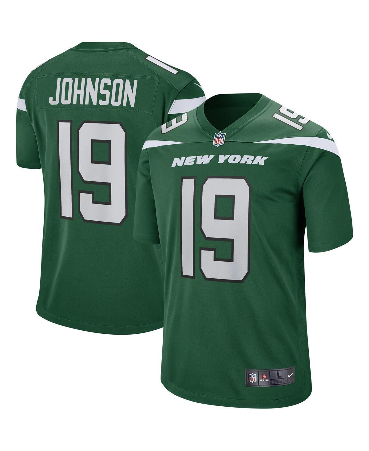 Mens Nike Keyshawn Johnson Gotham Green New York Jets Game Retired Player Jersey - Green Product Image