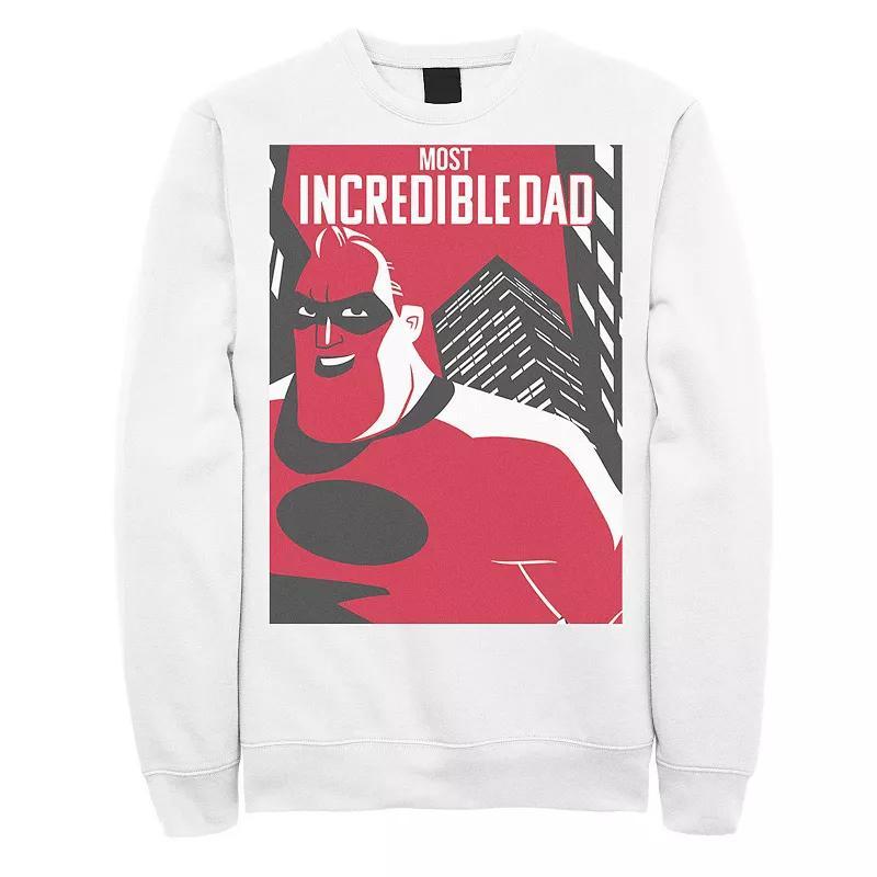 Mens Disney / Pixar Incredibles 2 Dad Poster Hoodie Product Image