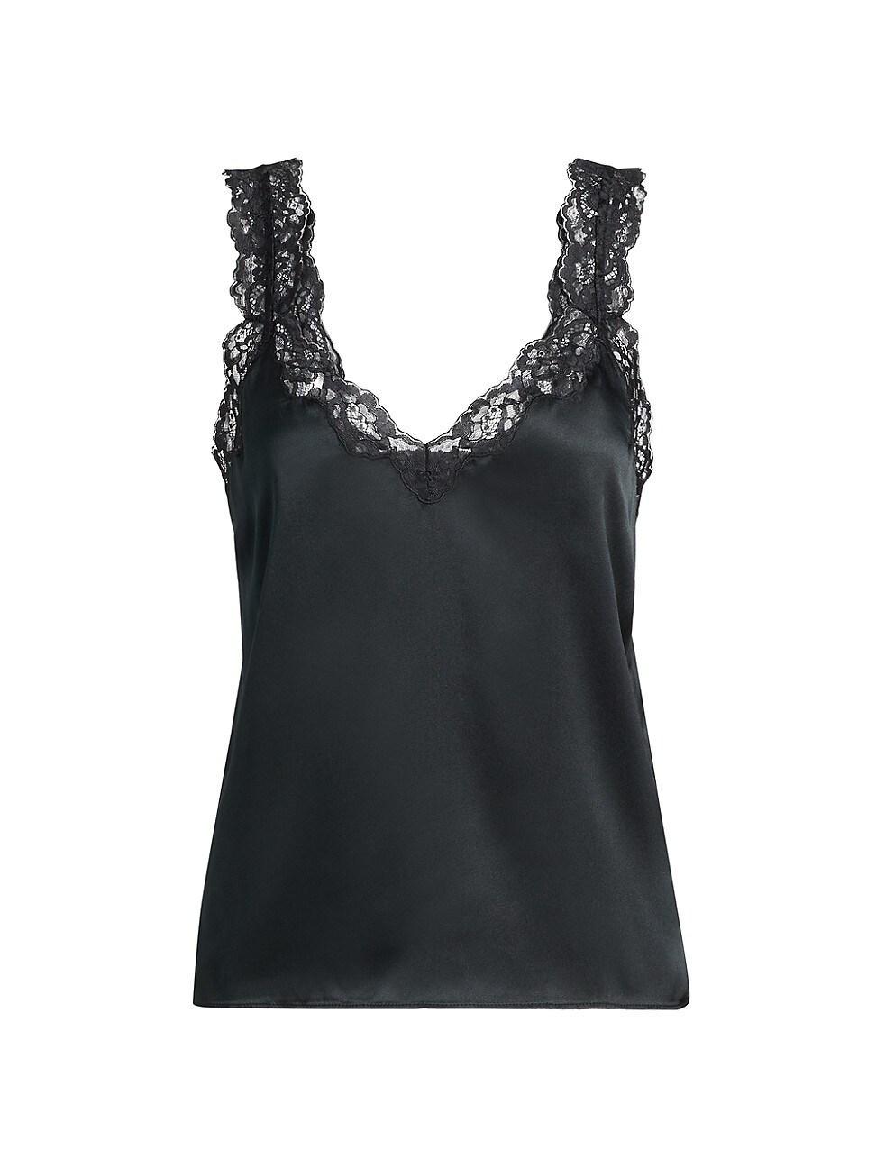 Womens Fernanda Lace-Trimmed Silk Cami product image