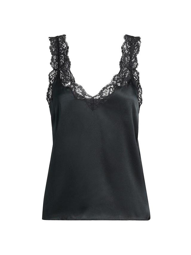 Womens Fernanda Lace-Trimmed Silk Cami Product Image