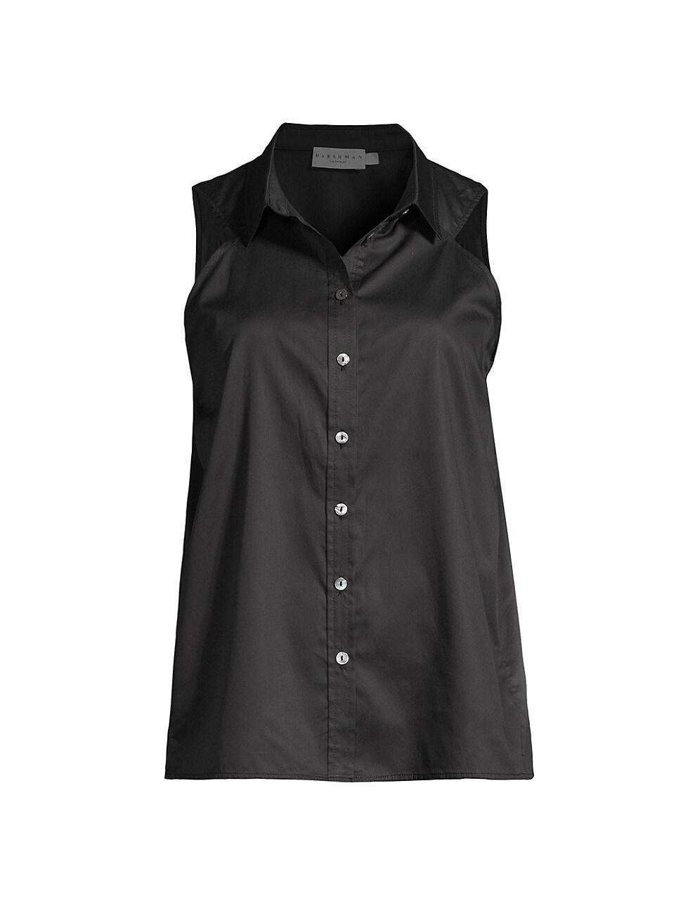 Womens Ziva Sleeveless Button-Up Shirt Product Image