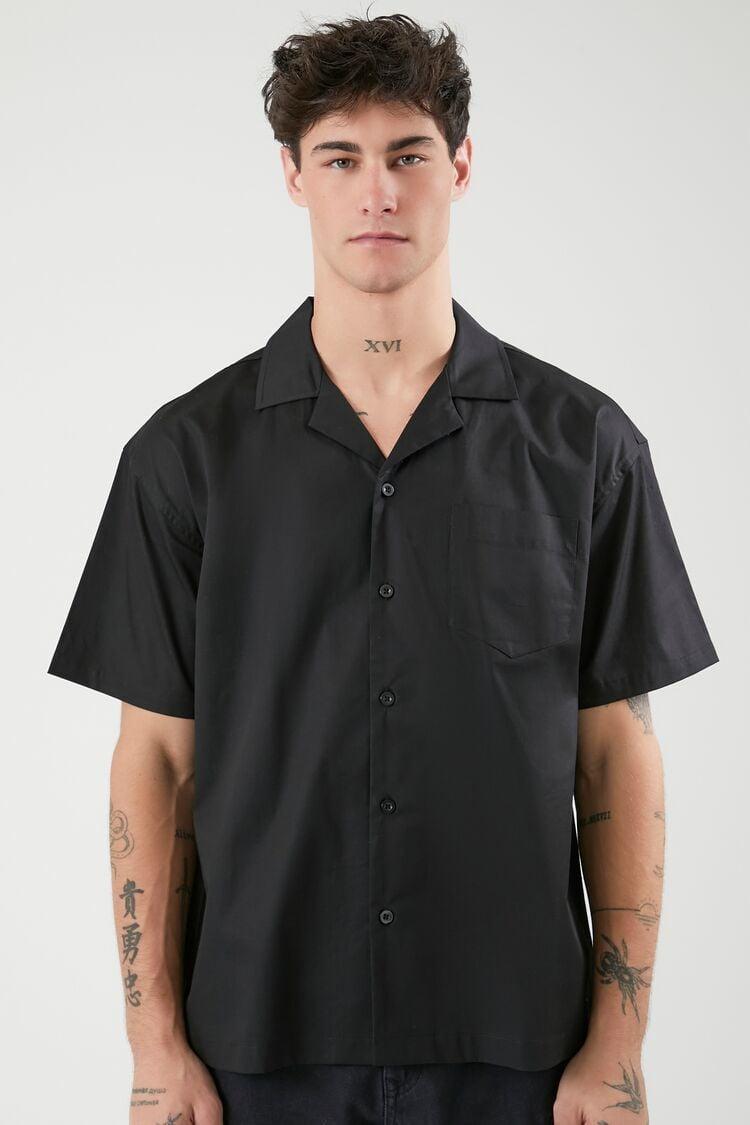 Poplin Short-Sleeve Shirt | Forever 21 Product Image