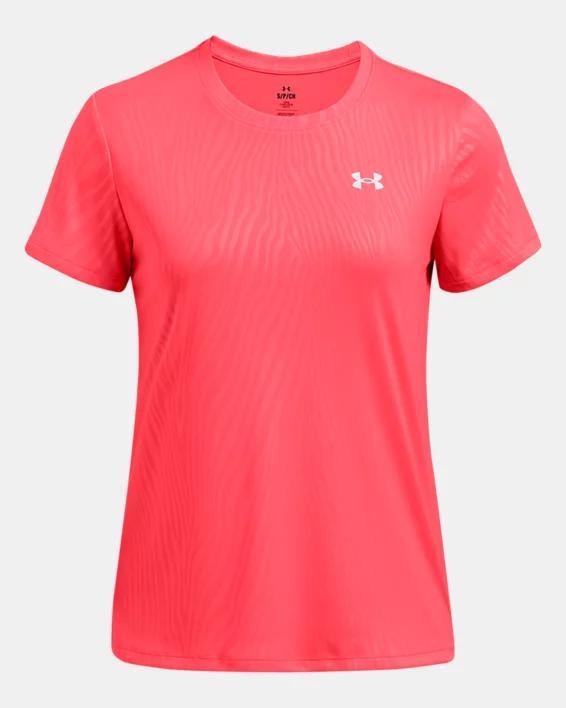 Women's UA Tech™ Emboss Short Sleeve Product Image