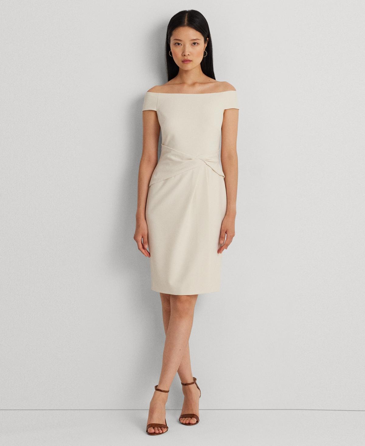 Lauren Ralph Lauren Womens Off-The-Shoulder Dress Product Image