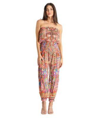 La Moda Clothing Womens Wide Leg Jumpsuit Product Image