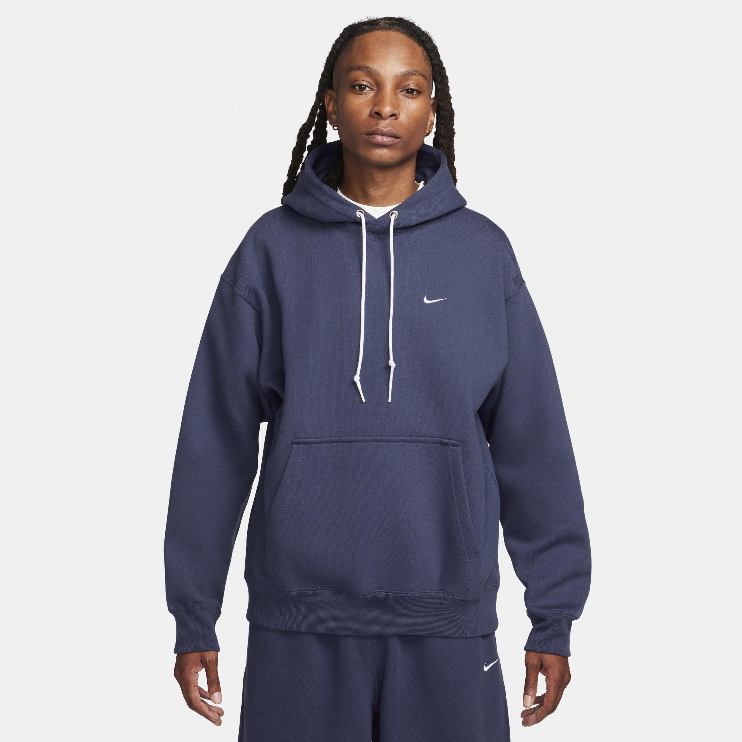 Nike Men's Solo Swoosh Fleece Pullover Hoodie Product Image