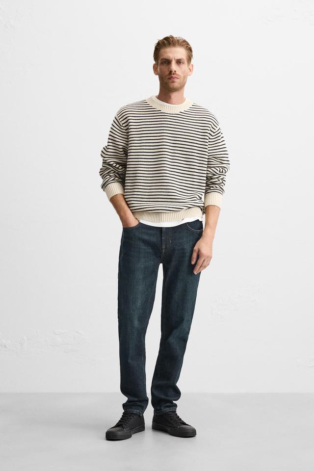 STRIPED JACQUARD SWEATER Product Image