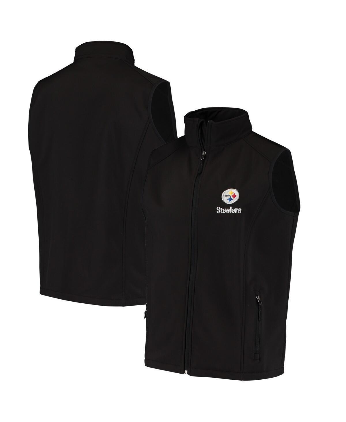 Mens Dunbrooke Black Pittsburgh Steelers Circle Archer Softshell Full-Zip Vest - Black Product Image