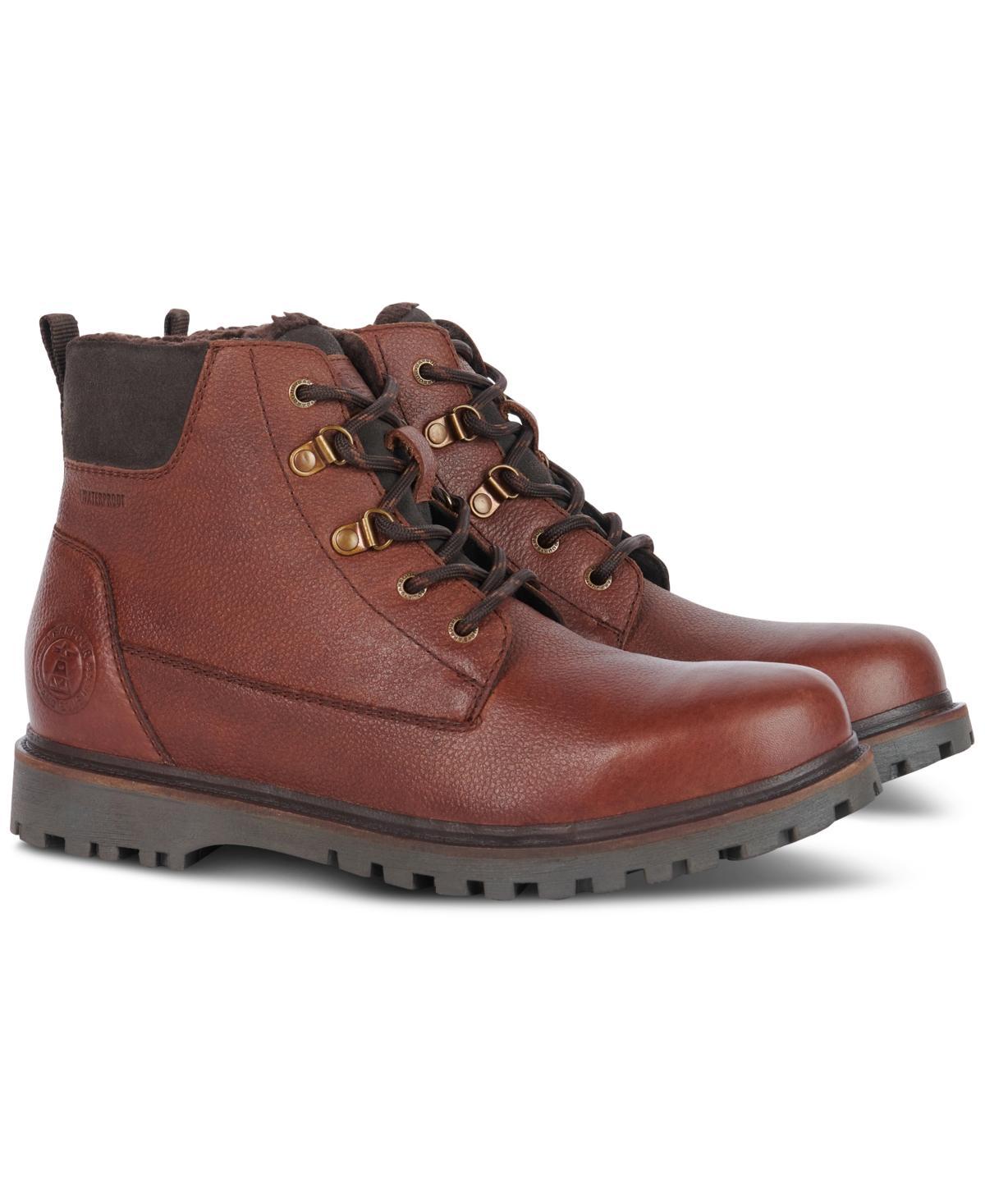 Barbour Mens Storr Waterproof Lace-Up Leather Derby Boots Product Image