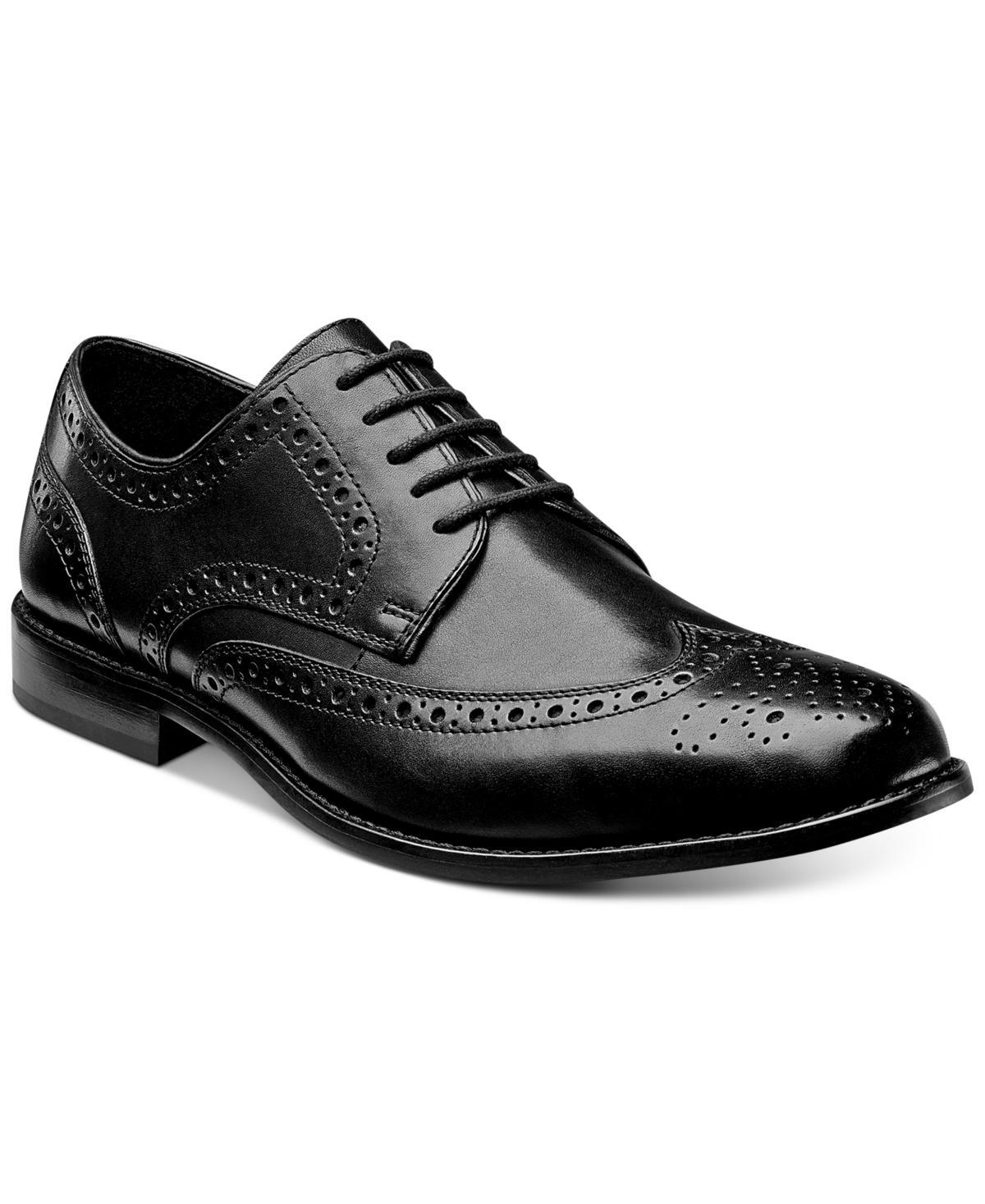 Nunn Bush Nelson Mens Wingtip Oxford Dress Shoes Red Product Image