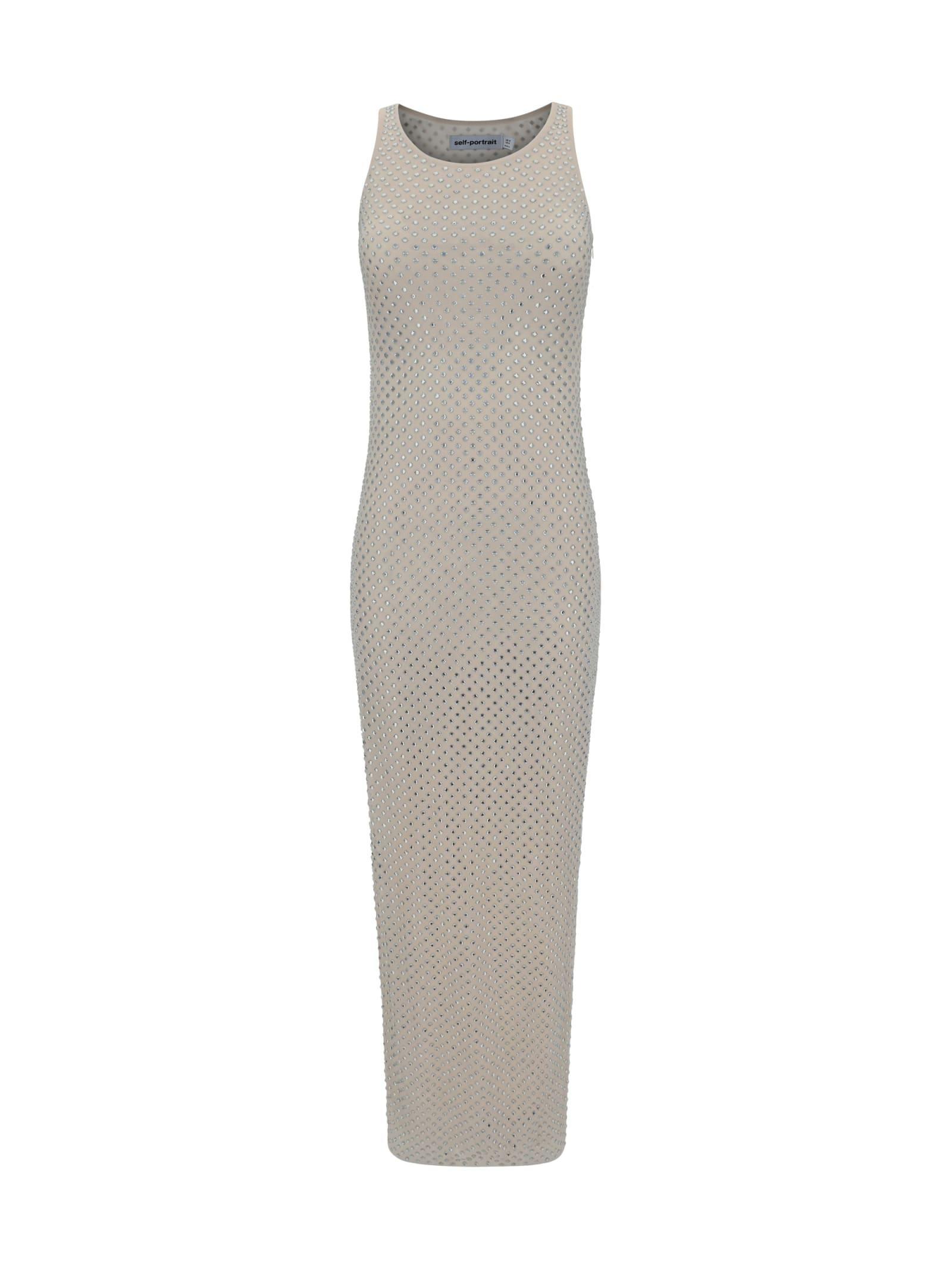 Long Dress In Cream Product Image