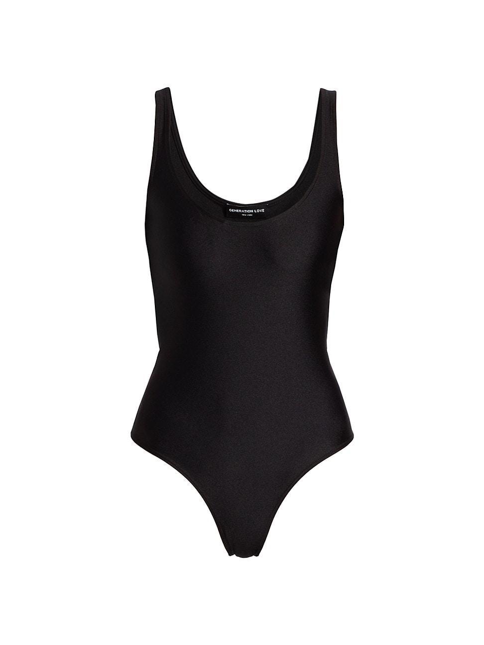 Womens Gigi Shine Jersey Bodysuit Product Image