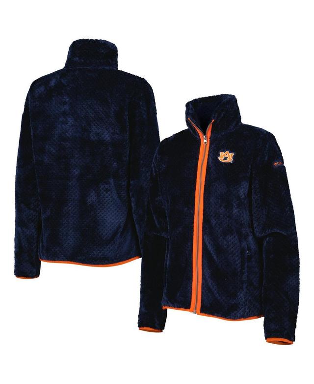 Womens Columbia Auburn Tigers Fireside II Sherpa Full-Zip Jacket Blue Product Image