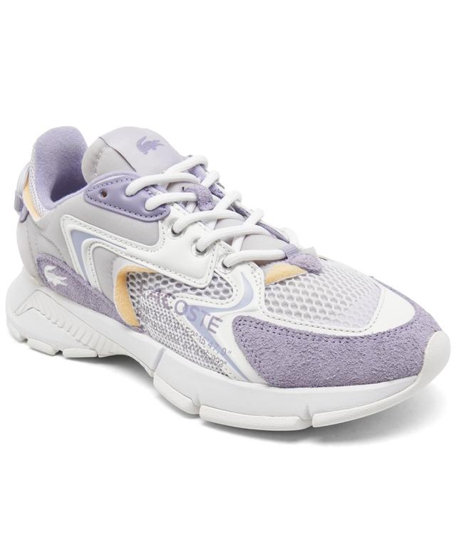 Lacoste Womens L003 Neo Textile Casual Sneakers from Finish Line - Light Purple Product Image