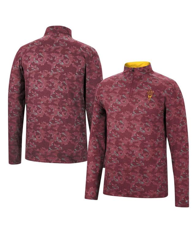 Mens Colosseum Boston College Eagles Tivo Quarter-Zip Jacket Product Image