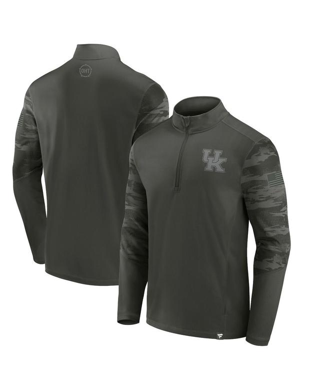 Mens Fanatics Branded Black Kentucky Wildcats OHT Military Appreciation Guardian Quarter-Zip Top Product Image